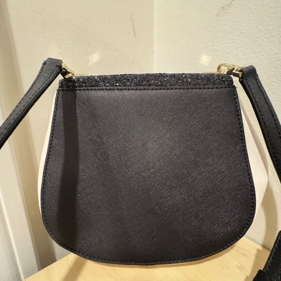 👜 Kate Spade Cameron Street Byrdie Black Glitter Crossbody Bag - Picture 3 of 9
